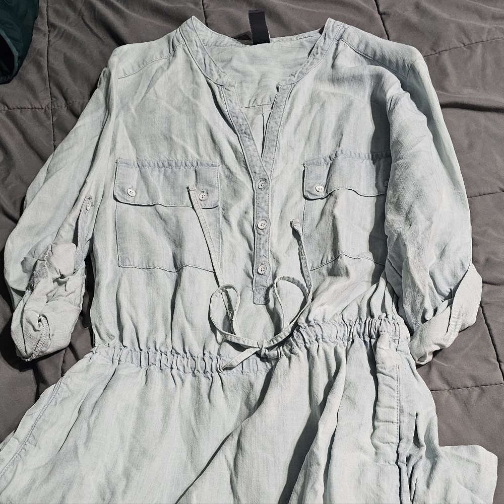 GAP Soft Blue Casual Dress